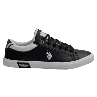 Image of U.S Polo Assn. BASTER0015YH2 BLK men&#039;s Tennis Trainers (Shoes) in Black