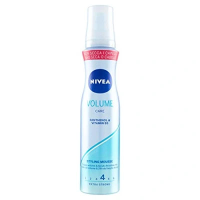 Image of NIVEA Styling Mousse Volume Sensation Foam for Hair, 3 Packs of 150 ml