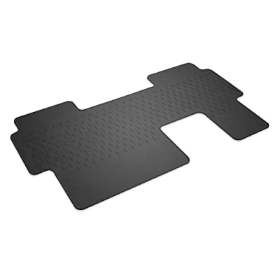 Image of Volkswagen 1T3061512A82V All Weather Floor Mat 2nd Row Rubber Doormat One Piece Bulli with ID.Buzz Branding