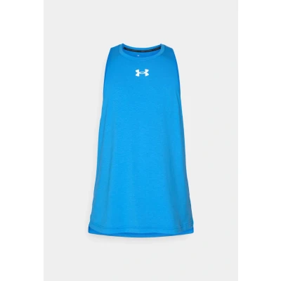 Image of Under Armour UA Zone Tank Blue Atlantis / White MD