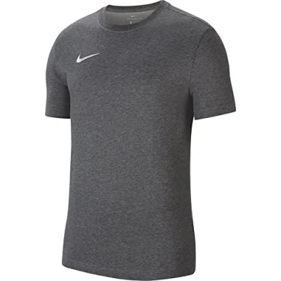 Image of NIKE Men&#039;s M Nk Dry Park20 Tee T Shirt, Charcoal Heathr/White, UK