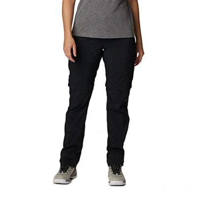 Image of Columbia Women&#039;s Silver Ridge Utility Convertible Pant Hiking Trousers, Black, Size 12/R