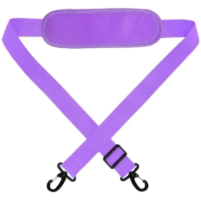Image of Adjustable Padded Shoulder Bag Strap Belt Laptop Briefcase Handbag Travel Gym (Purple)