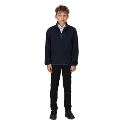 Image of Regatta Professional Kids Lightweight Half Zip Micro Fleece Navy, Size: 3 4 Years