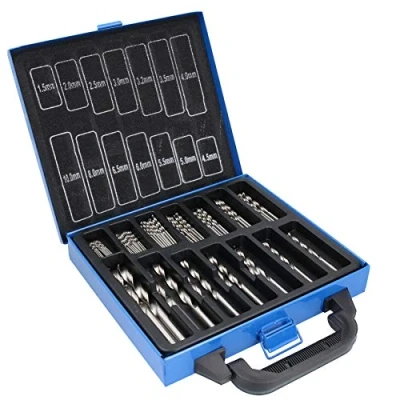 Image of HSS Drill Bit Set Metric Sizes 1.5mm 10mm 99pcs Steel/Wood/Plastic AT627