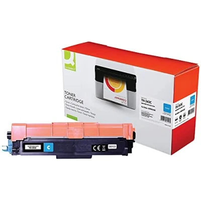 Image of Q Connect Brother TN 243C Toner Cartridge Cyan COMP