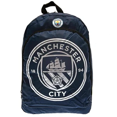 Image of Manchester City FC Colored Navy Backpack Football Club Rucksack