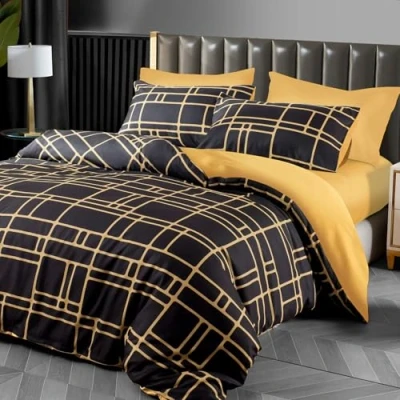 Image of Pamposh Single Duvet Cover Set Premium Brushed Microfiber Ultrasoft Hypoallergenic Reversible Non Iron Luxury Bedding With Zipper Closure