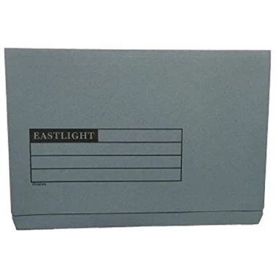 Image of Document Wallet Full Flap, 270gsm, Blue, Pack of 50