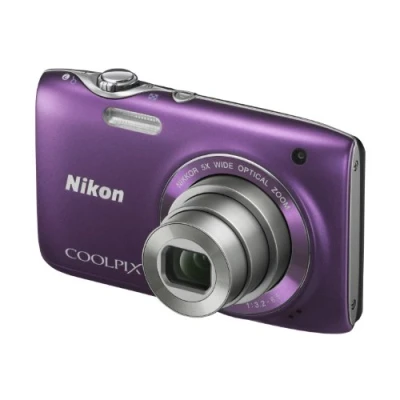 Image of Nikon COOLPIX S3100 Compact Digital Camera Purple (14MP, 5x Optical Zoom) 2.7 inch LCD (Renewed)