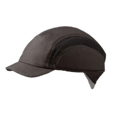 Image of Airpro Baseball Bump Cap Reduced Peak Black