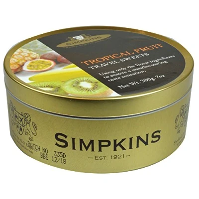 Image of Simpkins Tropical Fruit Drops 200 g (Pack of 6)