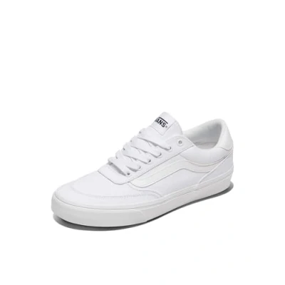 Image of Vans Men&#039;s Brooklyn Sneaker, Canvas White White, 9.5 UK