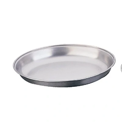 Image of Olympia P178 Stainless Steel Oval Vegetable Dish, Undivided, 8 Inch Diameter