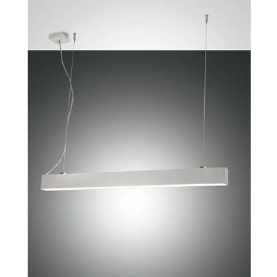 Image of Next LED Integrated Pendant Ceiling Light White Glass