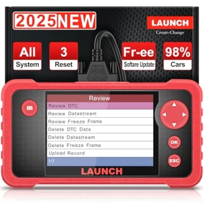 Image of LAUNCH CRP123 V2.0 PLUS All System OBD/OBD2 Scanner Diagnostic Tool, ENG/ABS/SRS/EES/Dashboard/TPMS/AT Etc Code Reader for Cars, Free Update, 2024 Model