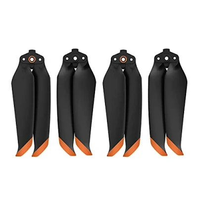 Image of MotuTech 7238F Foldable Propellers for DJI AIR 2S / Mavic 2 Noise Reduction Quick Release CW CCW Props (Orange Pairs)