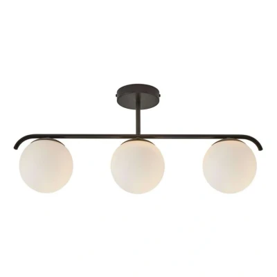Image of Nordlux Grant Pendant Ceiling Light in Black Homeware Indoor Living Hallway Bedroom Lighting Décor E14 Class 2 (Double Isolated) 3x25 Watts 230V IP20 Dimmable