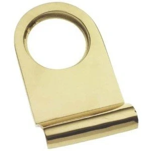 Image of OriginalForgery Solid Polished Brass Victorian Yale Lock Surround/Door Pull (PB106)