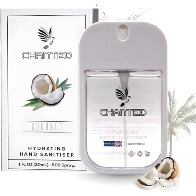 Image of Chanted Mini Hydrating Hand Sanitiser Spray Travel size 30ml (Coconut)