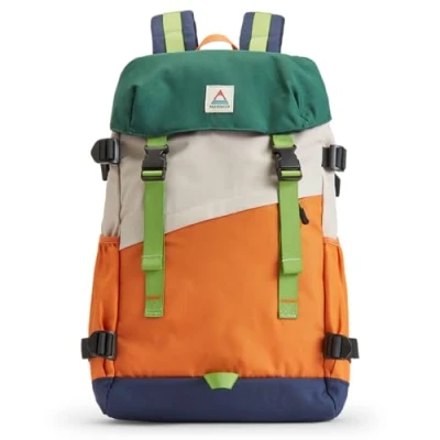 Image of Passenger Boondocker Recycled Backpack 26L (Rain Forest Orange Multi)