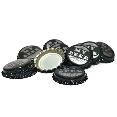 Image of DIAH DO IT AT HOME Crown Caps Pack of 100 Beer Brewing (&#039;My Beer&#039; Caps)