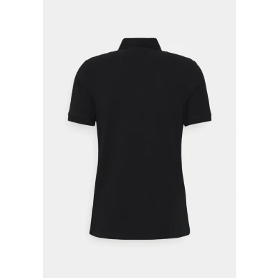 Image of JACK &amp; JONES Mens Paulos Tipped Pique Polo Shirt Black S