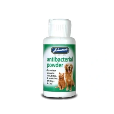 Image of (6 Pack) Johnson&#039;s Vet Anti Bacterial Powder Dog/Cat 20g