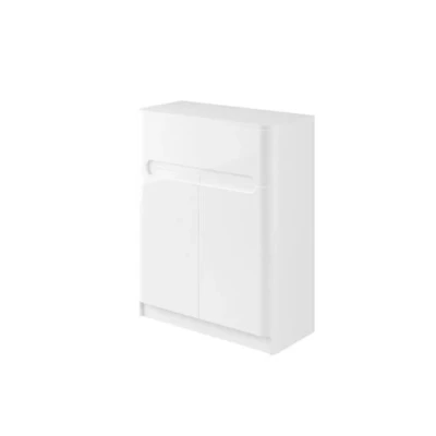 Image of Iflo Galene Semi Recessed Unit 650 X 305mm Gloss White