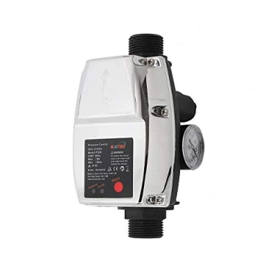 Image of KATSU Automatic Water Pump Pressure Control Switch 220V IP65 Adjustable Electronic Controller, for Submersible Pump, Self Priming Booster Garden 151024