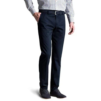 Image of MEYER Men Pants Roma Denim 9 629 Blue Black T400 Core Spun