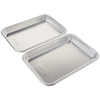 Image of Nordic Ware Eighth Sheet Burger Serving Tray Set, 2 Piece