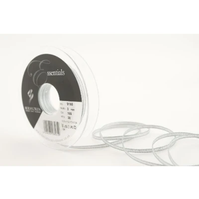 Image of Berisfords Ribbon, Silver, 3mm