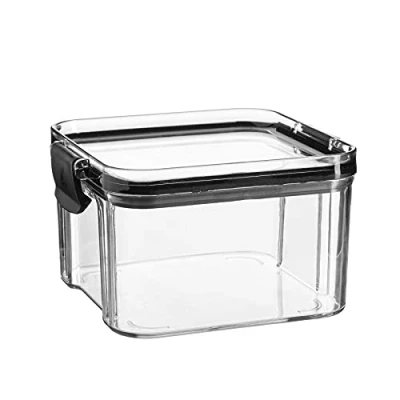 Image of Black 460ml Plastic Food Storage Container By Argon Tableware