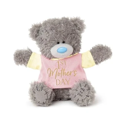 Image of Me to You Tatty Teddy &#039;1st Mother&#039;s Day&#039; Plush Bear 10cm High Official Day Collection