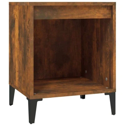 Image of vidaXL Bedside Cabinet Smoked Oak 40x35x50 cm