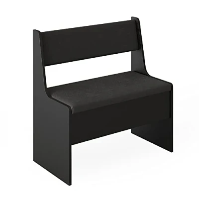 Image of Vicco Dining room corner bench Roman, Black, 76.6 x 41.5 cm
