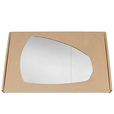 Image of Less4spares Wing Mirror Glass Right Compatible with Audi A3 2012 2020 STICK ON Driver Off Side Blind Spot