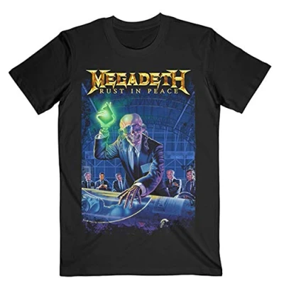 Image of Megadeth Rust in Peace 30Th Anniversary Official Tee T Shirt Mens Unisex (X Large)