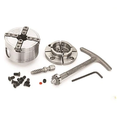 Image of Record Power SC2 2 1/2&quot; Compact Mini Woodworking Chuck Package, 1&quot; x 8 TPI by D J Evans Ltd