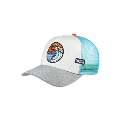 Image of COASTAL The Glow (offwhite/heather grey) High Fitted Trucker Cap