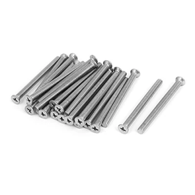 Image of Sourcingmap M5x60mm Countersunk Flat Head Phillips Screw Bolts 25pcs