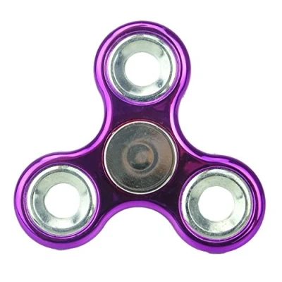 Image of Christmas Concepts® Exclusive 3 Sided Special Fidget Spinner Stress Reducer, Relief, Autism, ADHD (Purple)