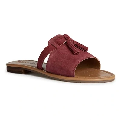 Image of Geox Women&#039;s D Sozy S Flat Sandal, Cyclamen, 2 UK