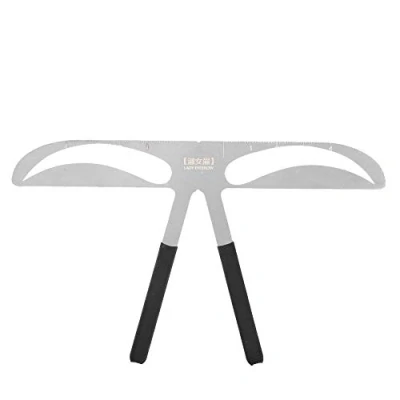 Image of 3 Types Eyebrow Ruler,Eyebrow Measuring Ruler,Professional Shaping Stencil, DIY Define Ruler Makeup Tool(Lady Eyebrow)