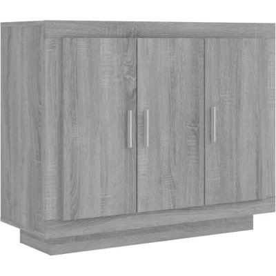 Image of vidaXL Sideboard Grey Sonoma 92x35x75 cm Engineered Wood