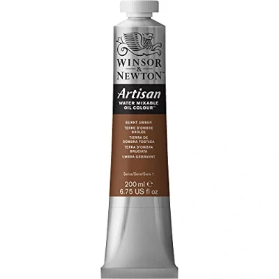 Image of Winsor and Newton Artisan Water Mixable Oil Colour 200ml Burnt Umber
