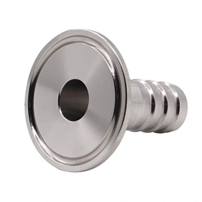 Image of DERNORD 1.5&quot; Tri Clamp to 0.75&quot; Hose Barbed Adapter SUS304 Sanitary Pipe Fitting (3/4 Inch Barb Hose)