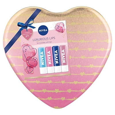 Image of NIVEA LUXURIOUS LIPS GIFT SET 4&#039;s (PACK OF 1)