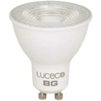 Image of Luceco LED GU10 5W 500lm Dimmable Spotlight Bulb Pack of 10 (Cool White, 5)